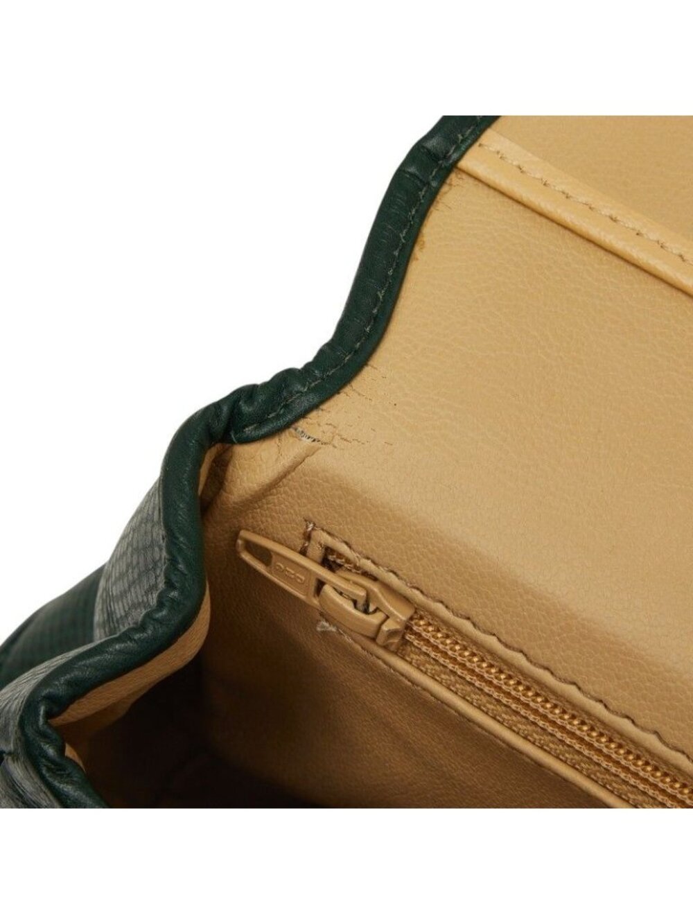 Dior 2-Way Shoulder Bag Green Leather - Picture 8 of 10